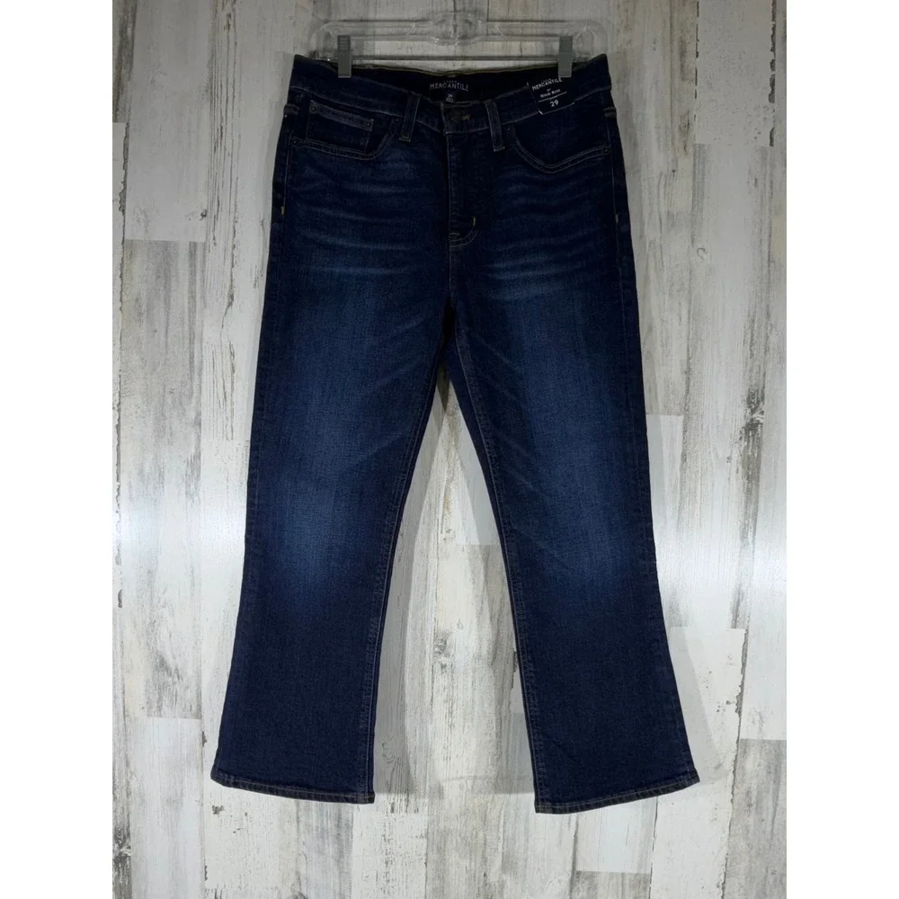 J Crew Mercantile Womens Jeans Size‎ 29 (30x25.5) High Rise Cropped Bootcut New